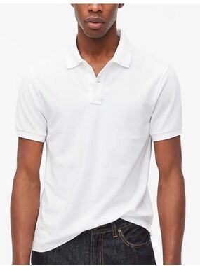 J Crew Shirt L Polo White